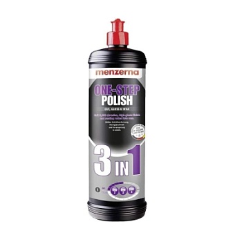 One-step Polish 3 in 1 - универсальная среднеабразивная полировальная паста 1 л, Menzerna