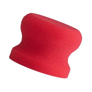 Аппликатор для нанесения восков поролон WAX PAD Regular 7 x 5.5 см, Fireball