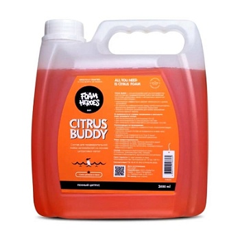 Citrus Buddy, шампунь на основе цитрусовых для предварительной мойки 3 л, Foam Heroes
