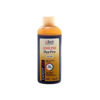 Leather Aniline Dye Yellow - анилиновый краситель для кожи 145 мл, Letech Professional