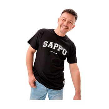 Футболка DIMR x SAPPO черная, L