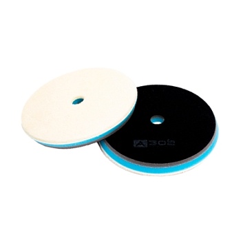SANDWICH WOOL PAD - меховой полировальный круг сэндвич (синий) 155/15 мм, A302 