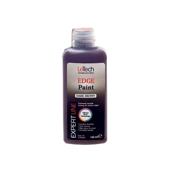Leather Edge Paint Dark Brown - краска для уреза кожи 145 мл, Letech Professional