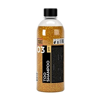 03 TOO Shampoo Gold - высокопенный ручной шампунь без фосфата и растворителей 0,5 л, Smart Open