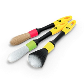 Набор кистей для очистки салона автомобиля Interior Brush Set (3 шт) Au-2610, Autech