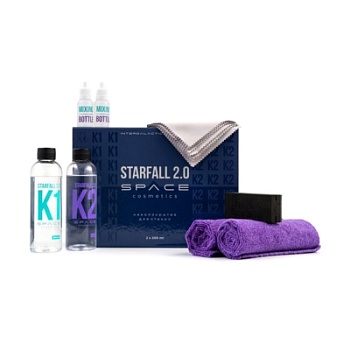 Starfall 2.0 - наноспрей для стёкол 200 мл + 200 мл, Space Cosmetics