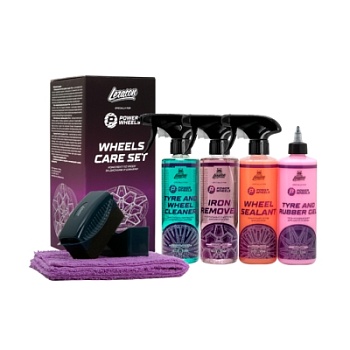 POWER WHEELS WHEEL CARE SET - Комплект по уходу за резиной и дисками, Leraton