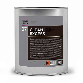 07 Clean Excess - деликатный очиститель битума и смолы 1 л, Smart Open 