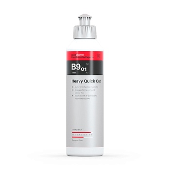 Heavy Quick Cut B9.01 - Высокоэффективная абразивная полировальная паста 250 мл, Koch Chemie