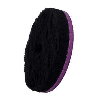 Doodle Wool Pad - чёрный меховой круг (ворс 15 мм) 155/25/155, ZviZZer
