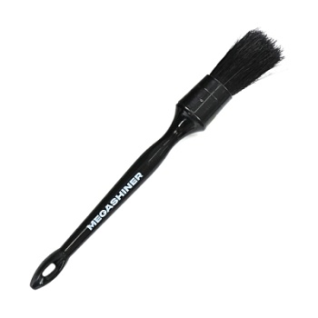 Кисть для детейлинга c натуральным ворсом Black Detailing Brush 12, MegaShiner