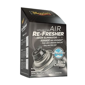 Air Re-Fresher Black Chrome Scent - нейтрализатор запаха в салоне 57 мл, Meguiars
