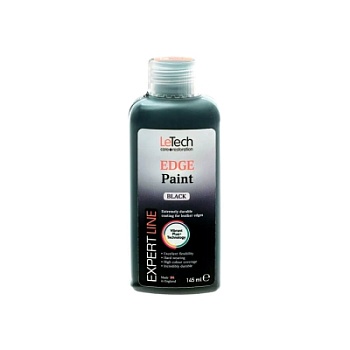 Leather Edge Paint Black - краска для уреза кожи 145 мл, Letech Professional