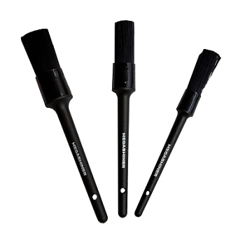 Набор кистей с синтетическим ворсом PP Brush Set, 3 шт, MegaShiner