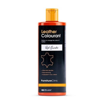 Краска для кожи (Leather Colourant) Red Oxide 250 мл, Furniture Clinic											