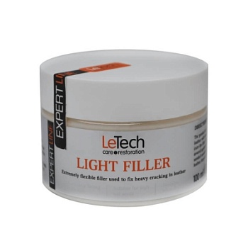 Leather Light Filler - жидкий ремонтный состав 100 мл, Letech Professional
