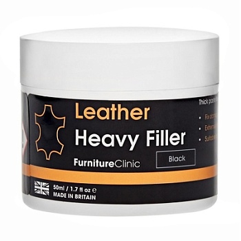 Густой ремонтный состав (черный) (Heavy Filler) 50 мл, Furniture Clinic