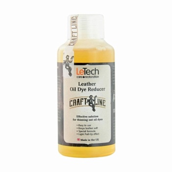 Leather Oil Dye Reducer - Разбавитель масляных красок по коже CRAFT LINE 100 мл, Letech Proffesional