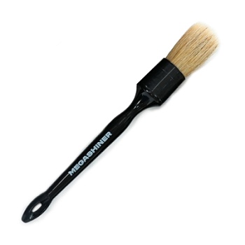 Кисть для детейлинга c натуральным ворсом Brown Detailing Brush 14, MegaShiner