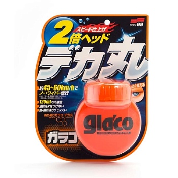 Антидождь Glaco Roll On Large - водоотталкивающая полироль для стекла 120 мл, Soft99