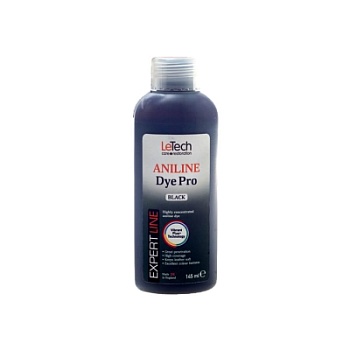 Leather Aniline Dye Black - анилиновый краситель для кожи 145 мл, Letech Professional