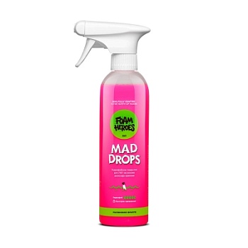 Mad Drops Raspberry, быстрое гидрофобное покрытие для ЛКП 500 мл, Foam Heroes
