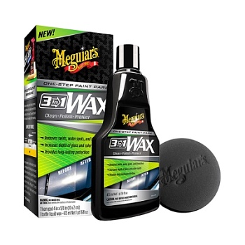 Wax 3 in 1 - воск с аппликатором, 473 мл, Meguiars
