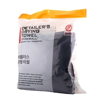 Двухсторонняя микрофибра для сушки Double-sided Drying Towel 86 х 73, Fireball