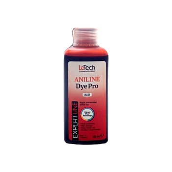 Leather Aniline Dye Red - анилиновый краситель для кожи 145 мл, Letech Professional
