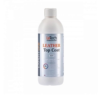 Leather Top Coat Matt - защитный лак для кожи матовый EXPERT LINE 500 мл, Letech Professional