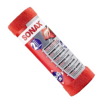 Microfibre Cloth - Салфетка из микрофибры для полировки кузова (2 шт), Sonax 