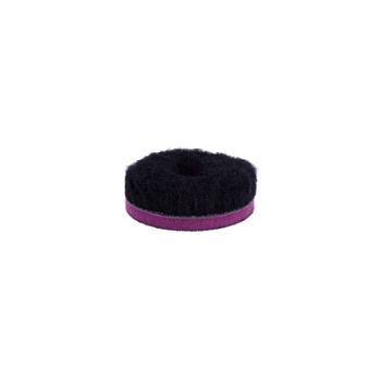 DW Wool Pad - чёрный меховой круг (ворс 15 мм) 35/25/35, ZviZZer