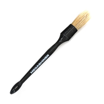 Кисть для детейлинга c натуральным ворсом Brown Detailing Brush 10, MegaShiner