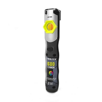 CRI-600R - Инспекционный фонарь CRI 96+, 600 Lm, 5 цвет. темп.+ УФ, 2500 mAh, IP65, UNILITE