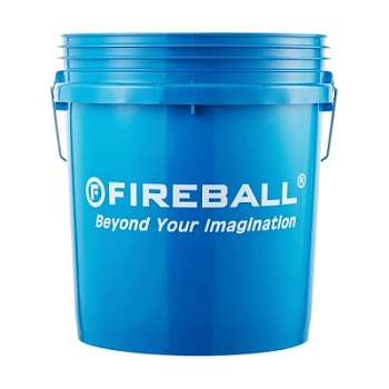 Ведро для мойки автомобиля синее Premium с удобной ручкой, 18 л, Fireball