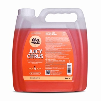 Juicy Citrus, универсальный органический очиститель 3 л, Foam Heroes