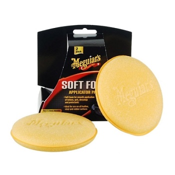 Soft Foam Applicator Pads - аппликатор мягкий поролоновый 102 мм (2 шт), Meguiars,