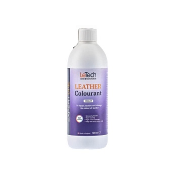 Leather Colourant Violet - краска для кожи EXPERT LINE 500 мл, Letech Professional