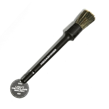 Кисть для детейлинга c натуральным ворcом Light Detailing Brush 14, MegaShiner