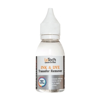 Leather Ink & Dye Transfer Remover - средство для удаления чернил с кожи 30 мл, LeTech